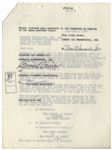 Contracts Signed by Moe Howard, Autograph Note Signed by Moe, & Other Three Stooges Documents
